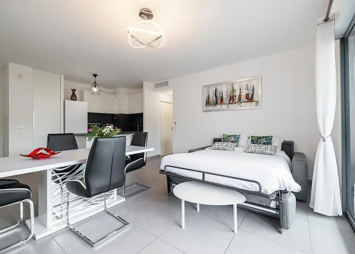 Apartmán Bienvenue-parking-clim-centre Menton